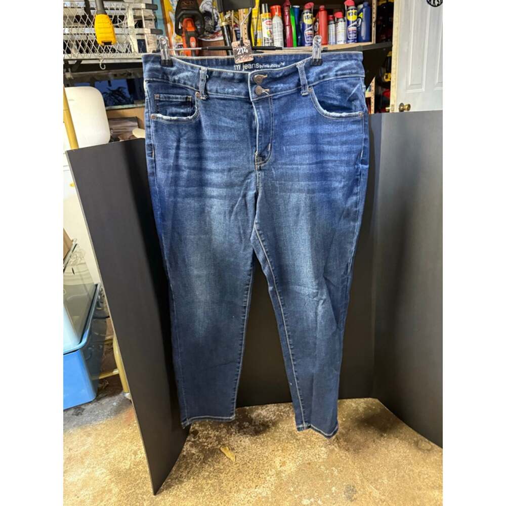 Women's Maurices Blue Mid-Rise Jeans Plus 18W